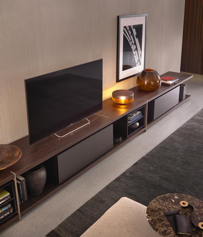 Bristol Wooden TV Stand, Italian Latest Design TV Stand, Living Room Furniture in Home and Hotel Furniture Custom-Made