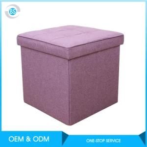 Wholesale Home Goods Solid Color Velvet Shoe Storage Ottoman