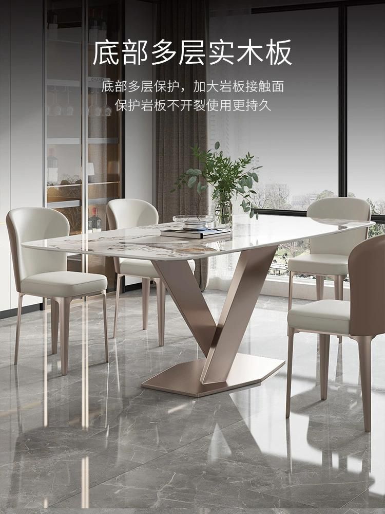 Modern Simple Popular Living Room Dining Room Furniture Net Dining Table