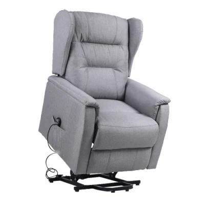 Electric Adjustable Lift up Recliner Sofa for The Elderly Modern Design Living Room Home Furniture Linen Fabric Leisure Hotel Sofa Chair