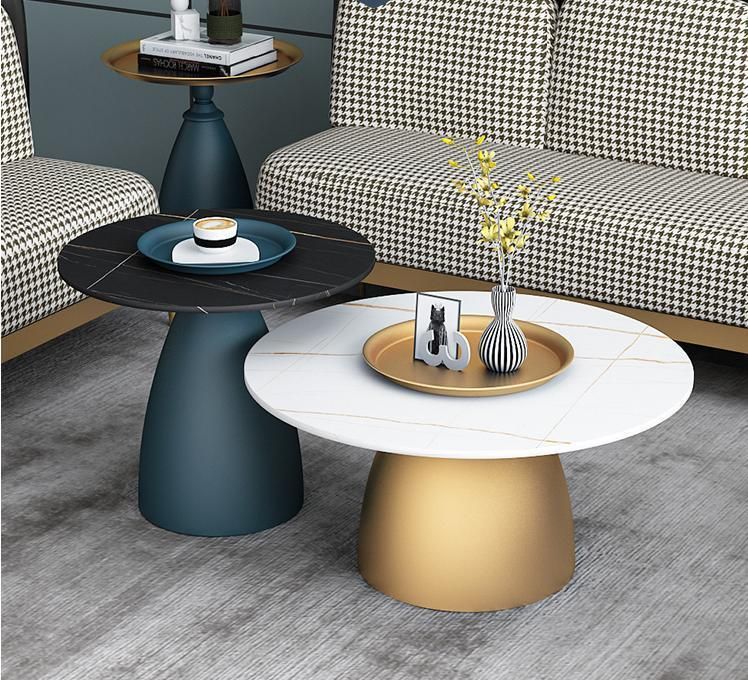 Contemporary Round Nesting Coffee Table