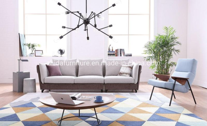 Modern Furniture Leather Fabric Living Room Corner Polyester Sofa