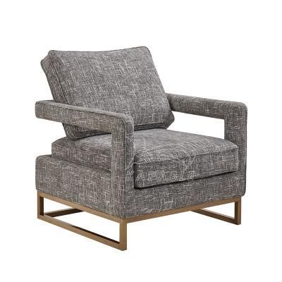 Modern Accent Lounge Chair with Arm Leisure Home Lux Furniture Contemporory Armchair for Living Room