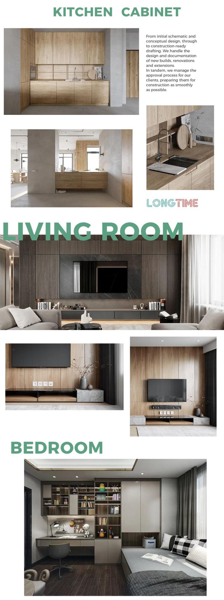 High Quality Luxury Wood Bedroom Furniture Apartment Hotel TV Cabinet