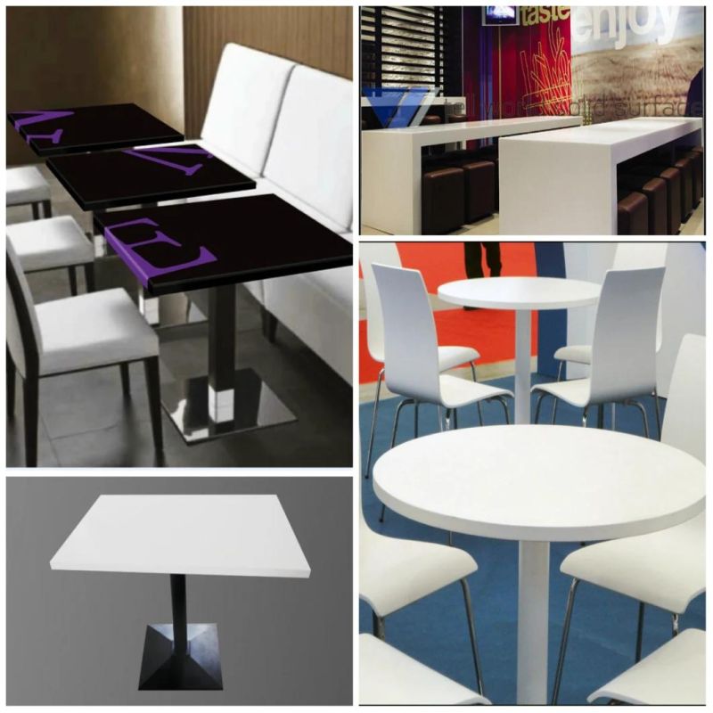 Commercial Restaurant Table Designed for Cafe, Snack Bar, Cantine