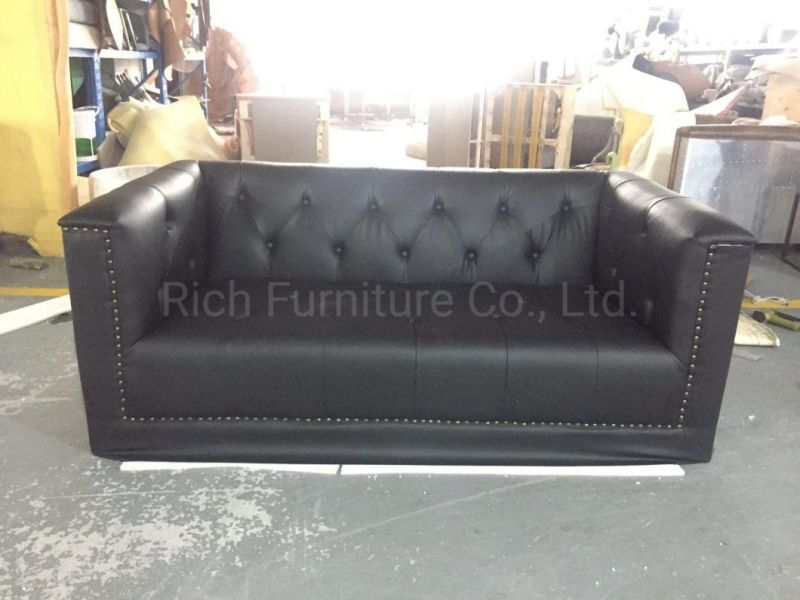 New Design Amercian Style Vintage Leather Sofa Living Room Sofa