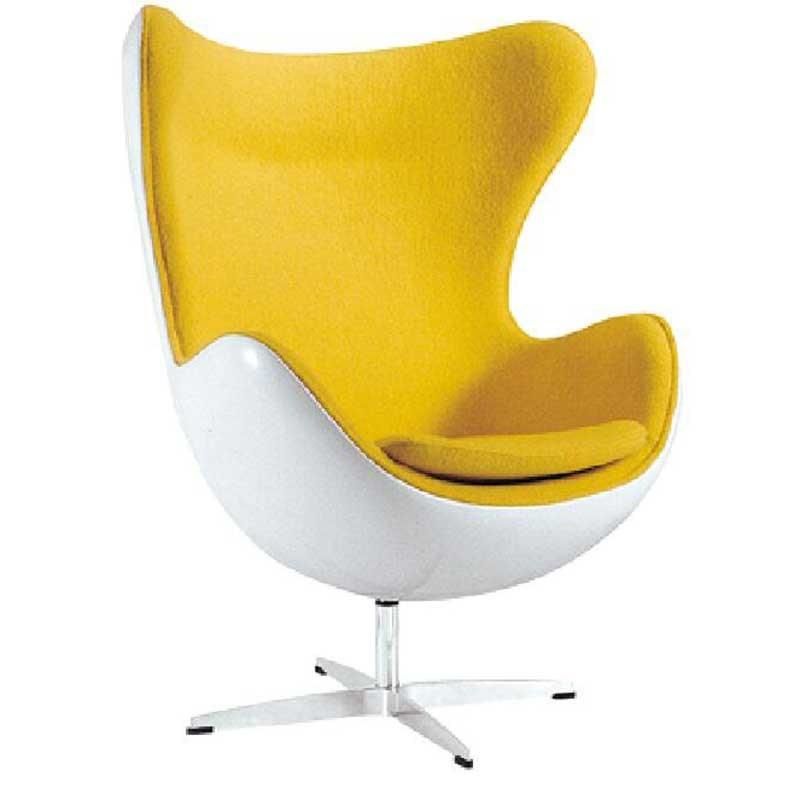 (SZ-LC1421) Leisure Chair Lounge Yellow Chair with Footrest Office Head Chair