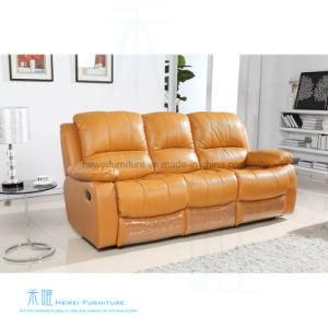 Modern Leather Recliner Sofa Set for Home Theater (DW-8996-3S)