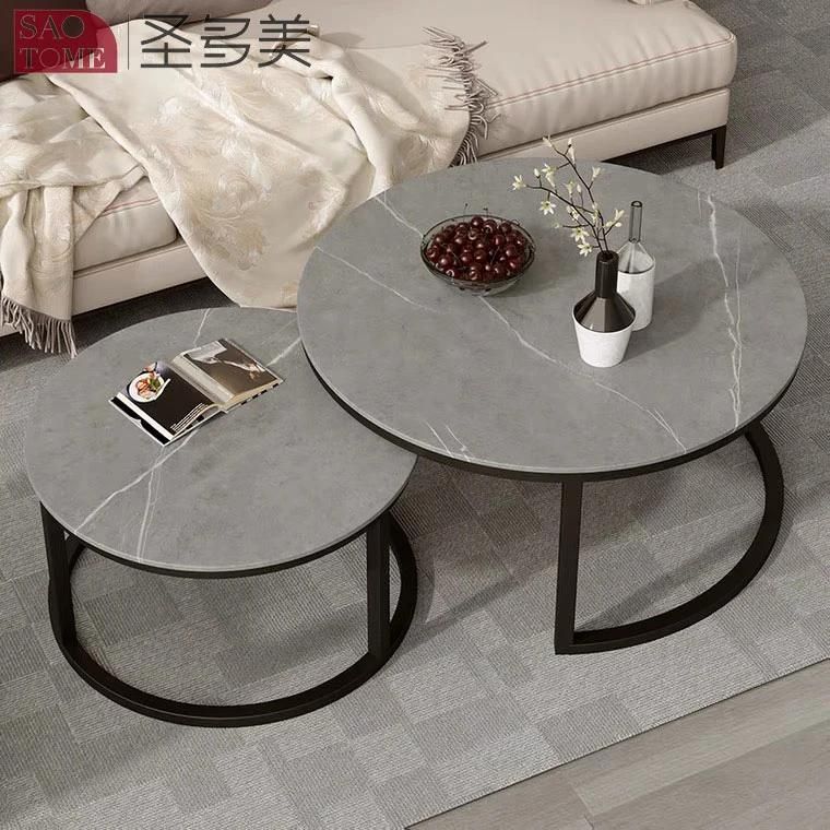 New Style Separate Home Furniture Living Room Coffee Table Metal Side Table Bedroom Table Melamine Laminated Tea Table