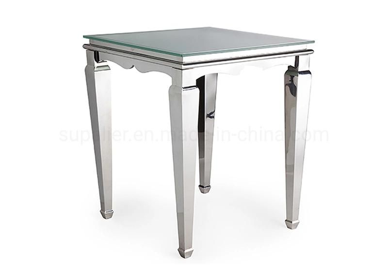 Hotel Furniture Stainless Steel Frame End Table