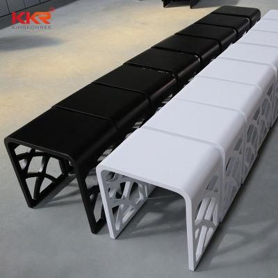 Factory Popular Bulk Sales Solid Surface Stone Shower Stool