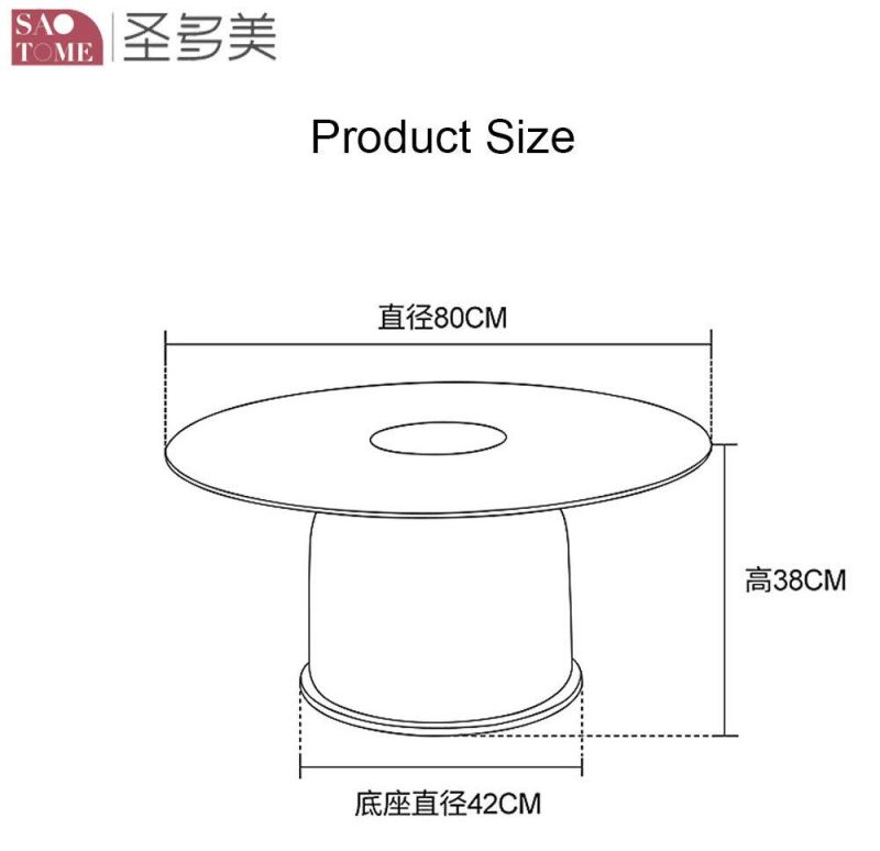 Modern Home Furniture Living Room Coffee Table Metal PU Leather Side Table Bedroom Table Melamine Laminated Tea Table