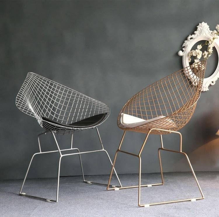 Leaf Chair Royal Ophanghaak Stoel Ultra-Modern-Furniture Dinner Ware+Sets Maratti Big Chair Lobster Wedding Gold Wire Seating Chair