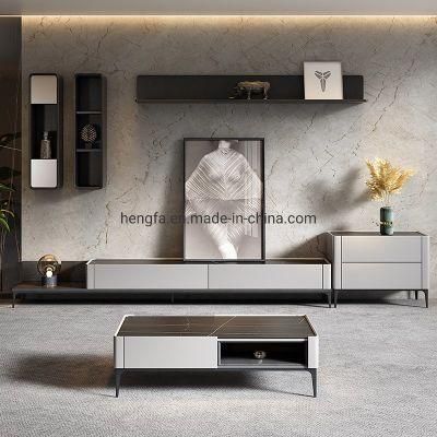 Modern Office Living Room Steel Furniture Frame TV Cabinet Stand