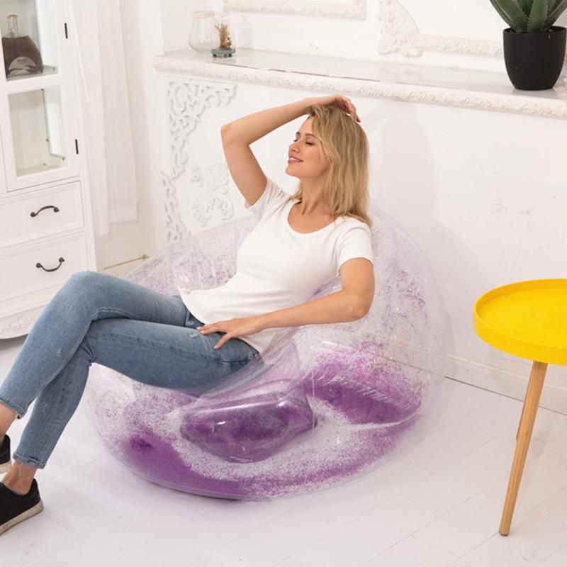 Colorful Relax Sofa Chair Large Lazy Beach Inflatable Bean Bag