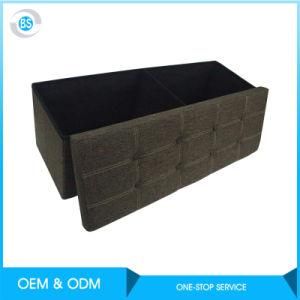 PU Leather Folding Storage Ottoman Furniture