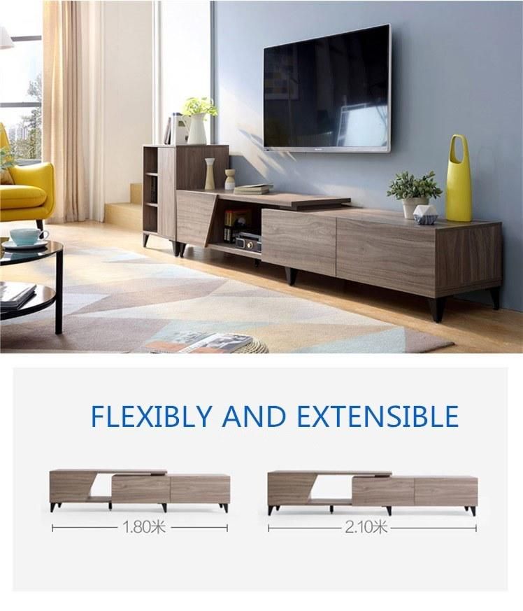 High Quality Melamine Particle Board/MDF Living Room Furniture TV Cabinet