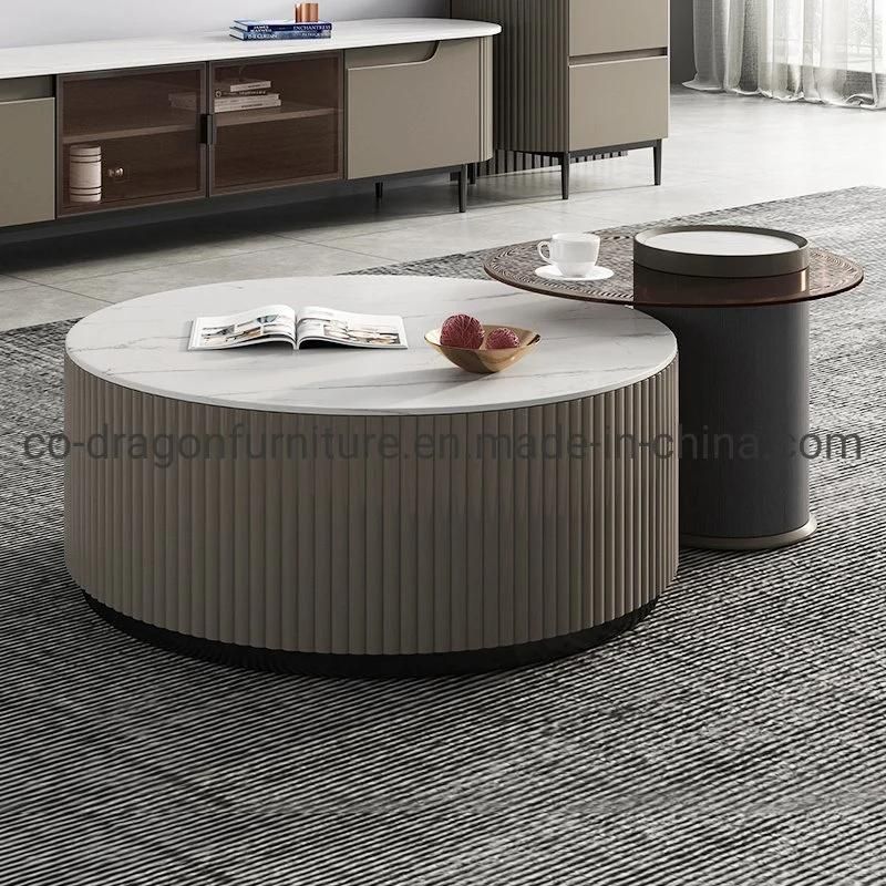 Fashion Luxury Coffee Table with Marble Top for Home Furniture