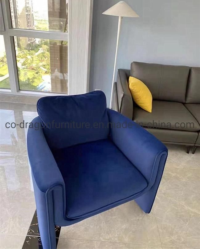 2021 New Design Wooden Frame Fabric Leisure Chair with Arm