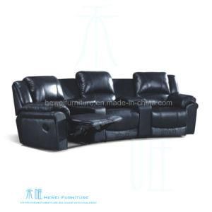 Modern Leather Recliner Sofa for Home Theater (HW-J10S)