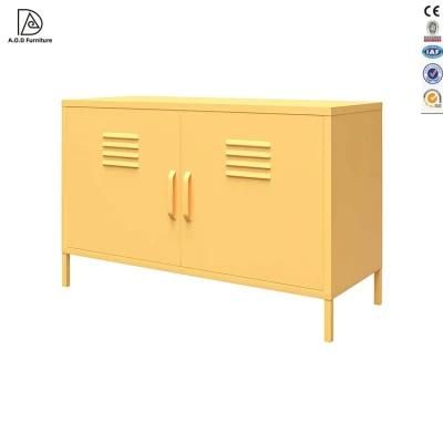 Modern TV Stand Furniture Metal Cabinet