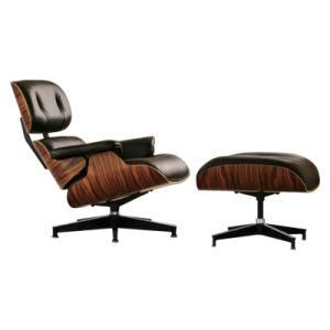 Leather Lounge Eames Chair with Ottoman for Living Room