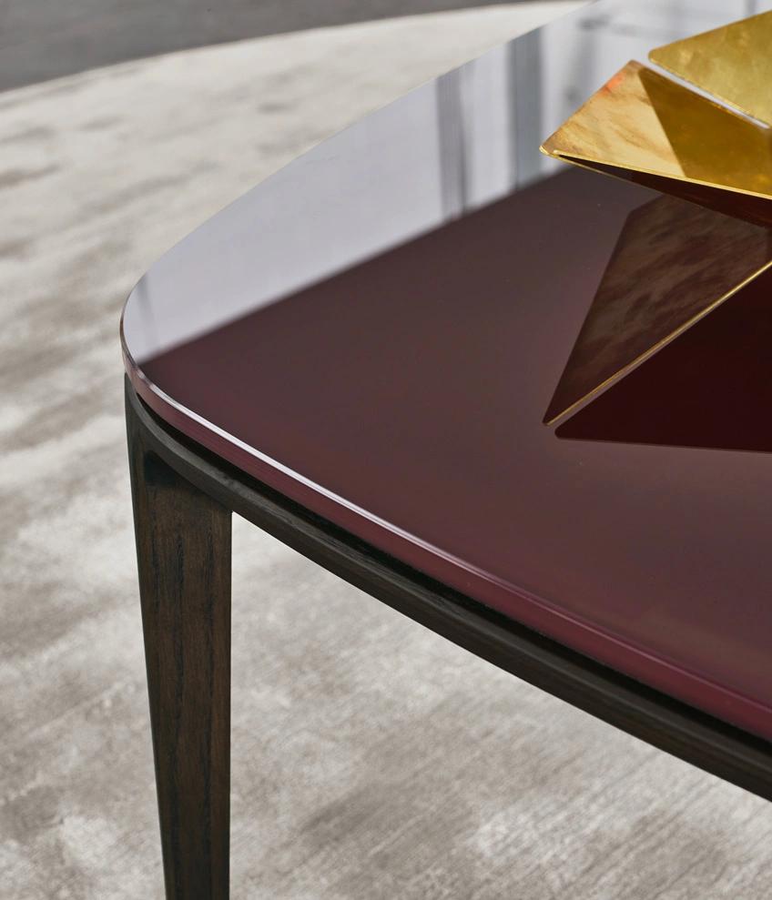 Henry, Coffee Tables, Solid Wood, Marble or Glass Top, Design in Home and Home and Hotel