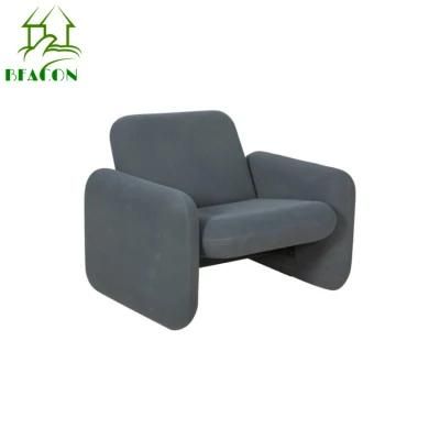 Fabric Velvet Colorful Livingroom Furniture Hot Sale Single Sofa