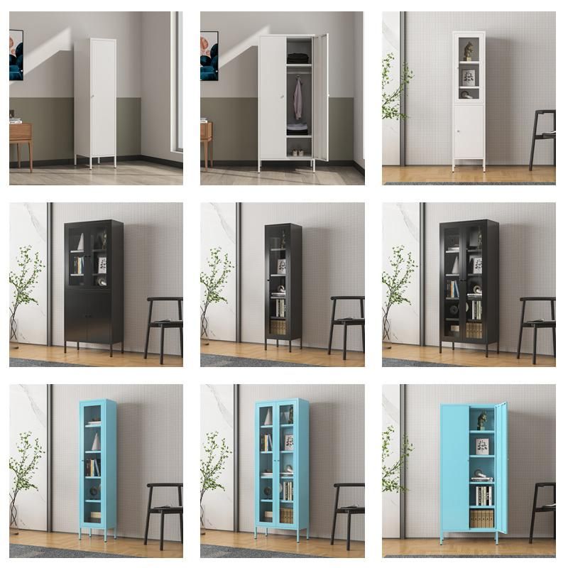 Living Room Steel TV Cabinet Bedroom Storage Beside Table for Sale