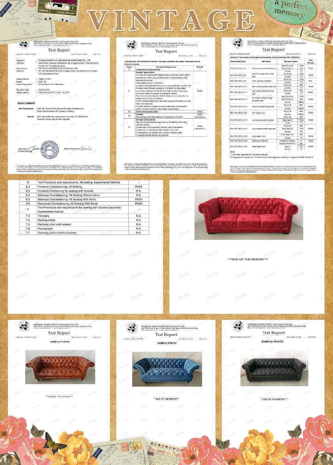 Classic Fabric Chesterfield Sofa Chesterfield Velvet Sofa for Living Room Rrecliner Chesterfield Sofa Corner