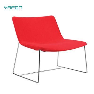 Modern Design Furniture Solid Metal Legs Fabric Upholstery Leisure Chair