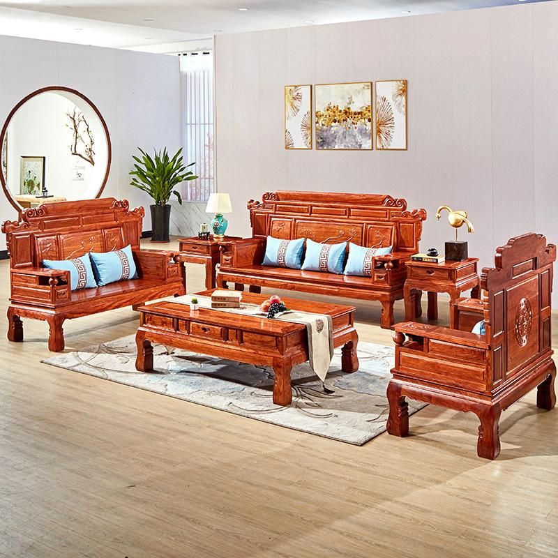 Hot Sales Other Furniture Sets Six-Piece Chinese-Style Solid Wood Living Room Set