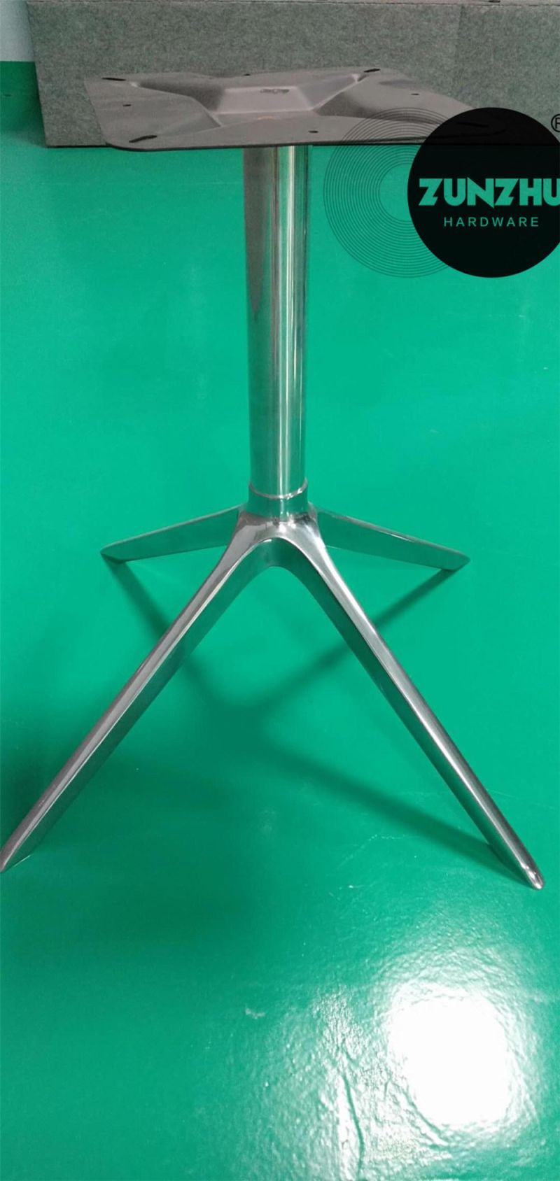 Hotel Furniture Legs Folding Office Table Accessories 3 Star Aluminum Chair Base Foot