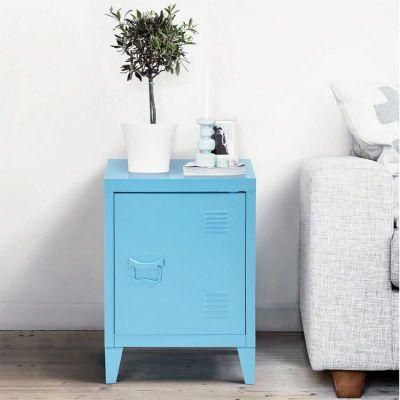 Bedroom Small Metal Frame Bedside Table Nightstand