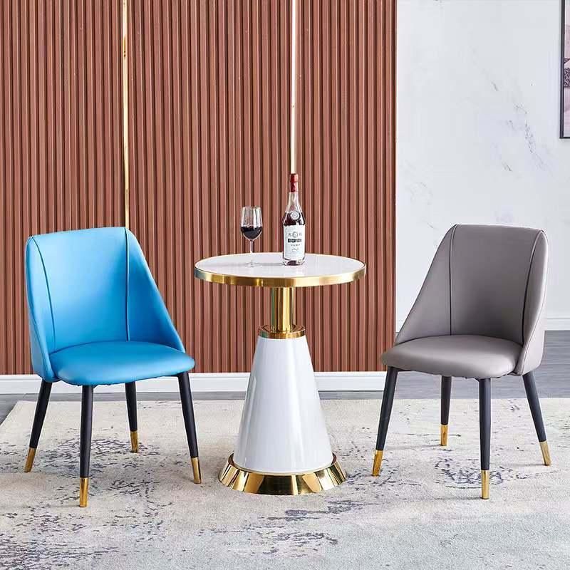 Wholesale Modern Nesting Metal Marble Round End Side Tea Table