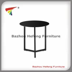 Round Glass Corner Table Side Table for Home Furniture (C035)