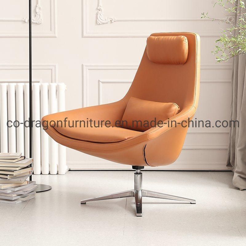 Modern Fashion Home Furniture Swivel Leisure Chair with Metal Legs