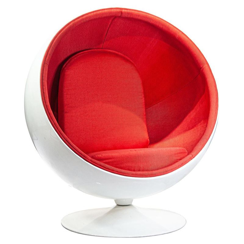 Best Quality Modern Design Fiberglass Soft Leather Cushion Rocking Aviator Dental Game Garden Round Ball Chair