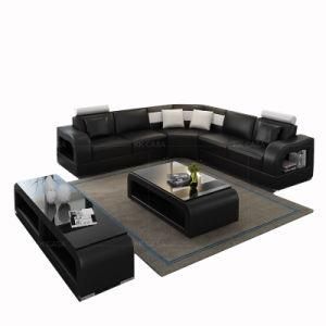 Fashion L Shape Leather Sofa Corner Sofa Furniture Chinese Furniture