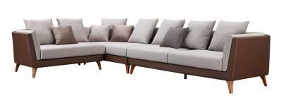 Wholesale Furniture Modern Design Sectional L Shape or 1+2+3 Fabric Sofa