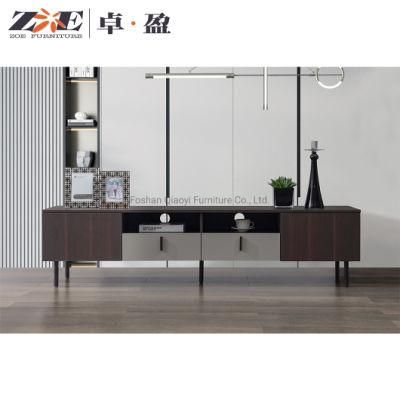 Modern House Classic Design Set Walnut Living Room TV Stand Unit Set TV Cabinet