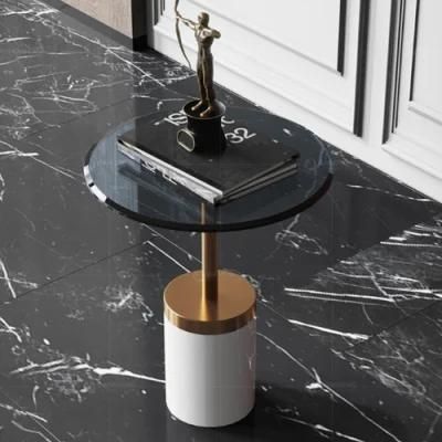 Save Space Maroccan Metal Bedside Thin Table Side