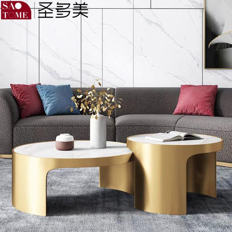 Modern Popular Living Room Furniture Rock Board Tea Table