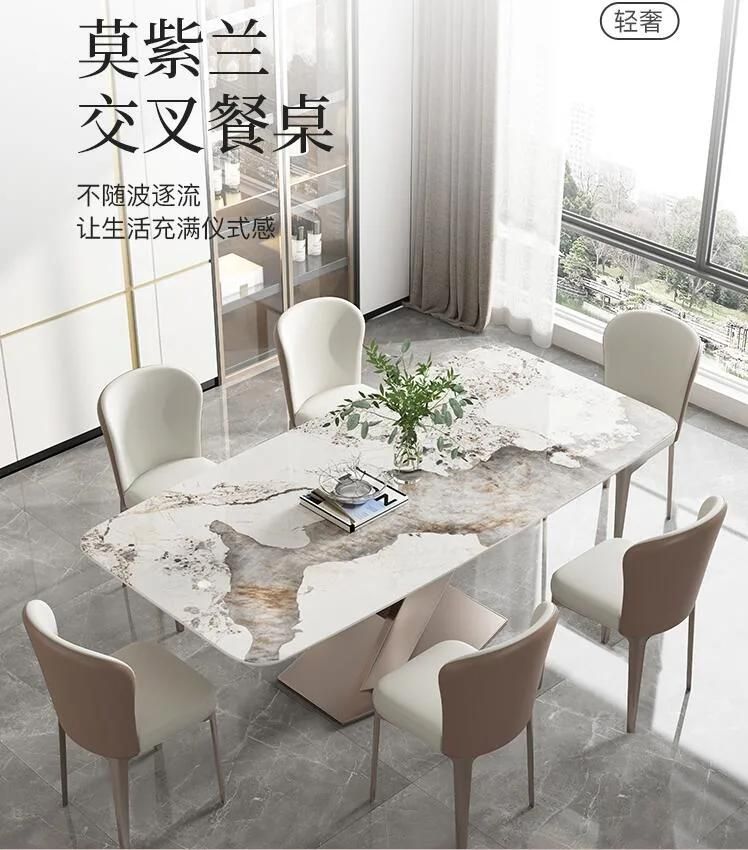 Modern Simple Popular Living Room Dining Room Furniture Net Dining Table