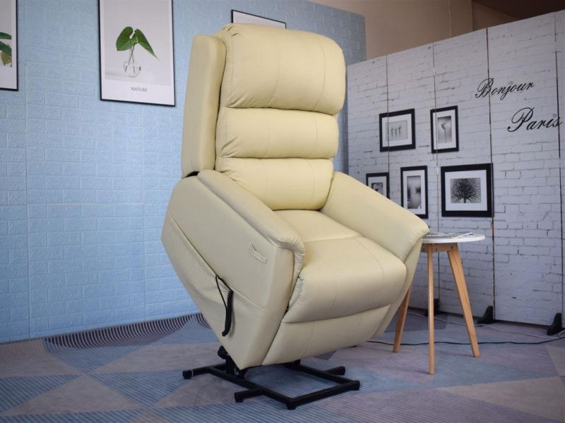 Jky Furniture Linen Fabric Power Electric Lift Chair Reclining with Heating and Massage Function