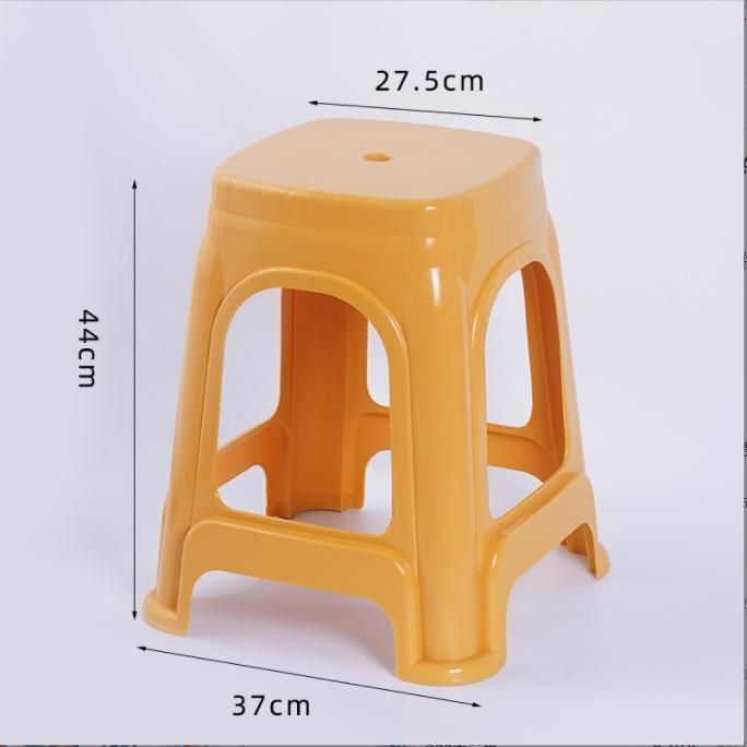 Plastic Stool Household Thickened Chair Living Room Bench Adult Dining Table High Stool