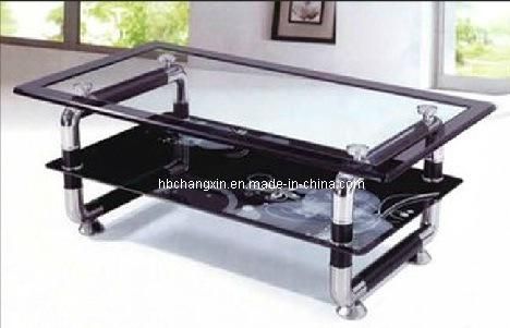 New Design Black Glass Coffee Table