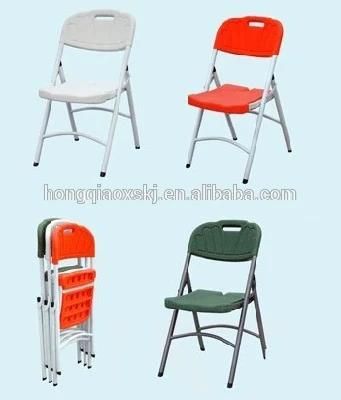 Wholesale Low Price HDPE Blow Mold Plastic Folding Colorful Chairs Made in China