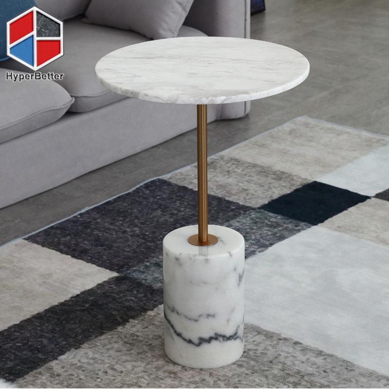 White Marble Bedroom Night Table