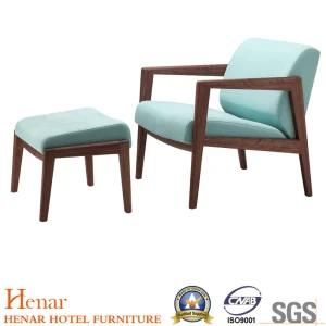 2019 Popular Comfortable Wooden Lounge Chair (Hotel furniture)